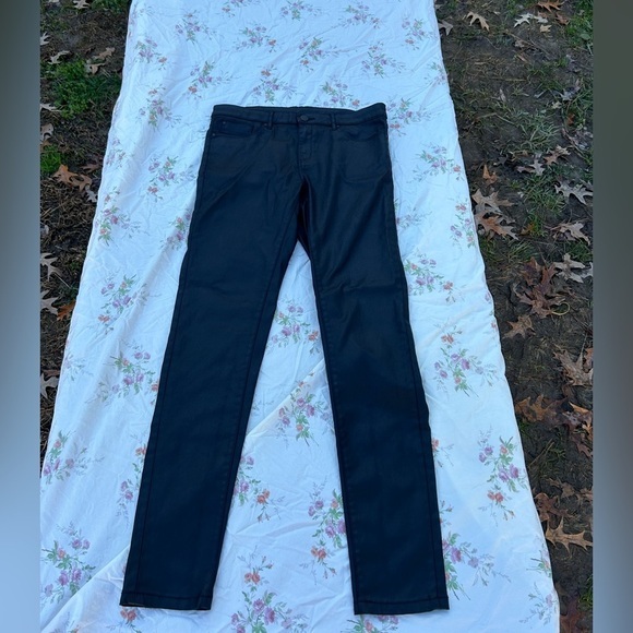 Esmara by Heidi Klum black pants‎ size 8 casual stretch - Picture 1 of 9